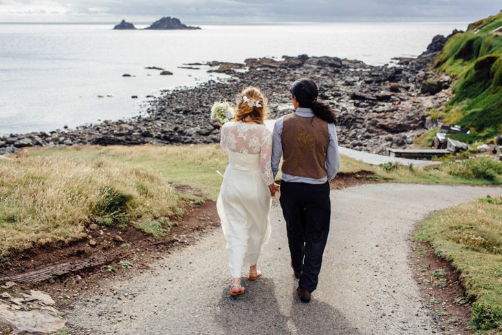 Wedding photographer Devon and Cornwall_Angela & John_Cape Cornwall Eco Wedding030