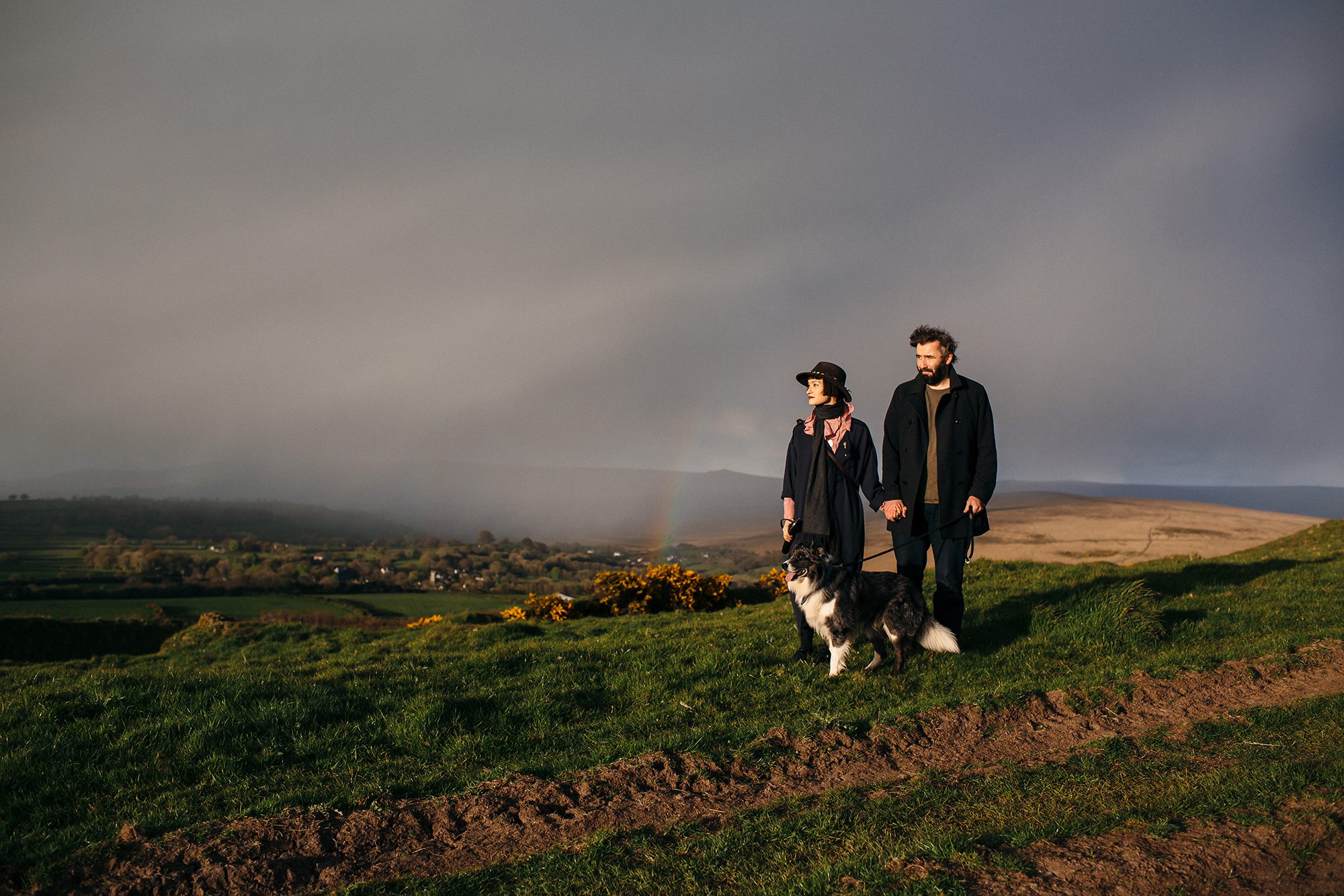 Awesome Dartmoor engagement shoot _Rainbow