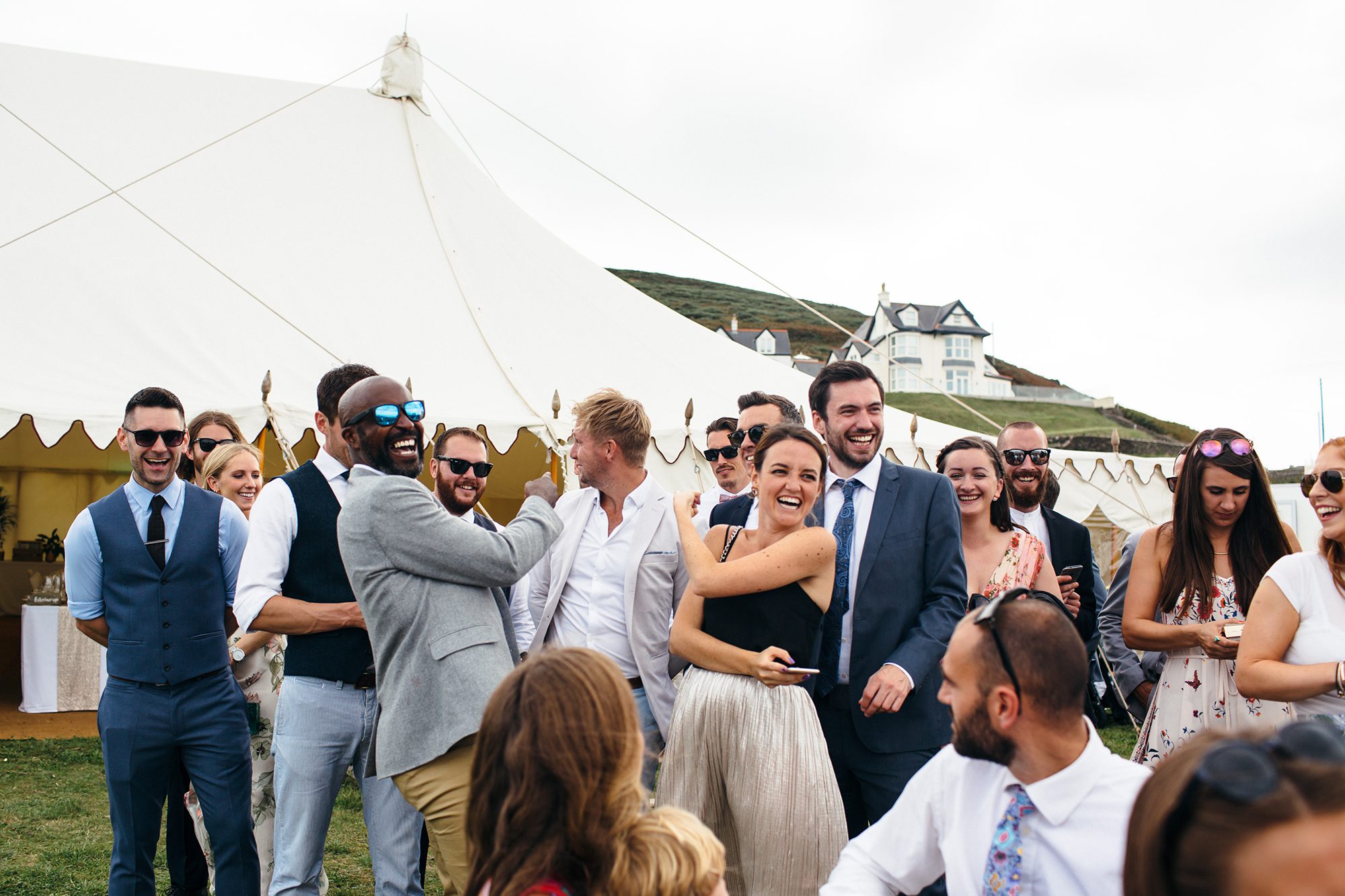 Wedding Photographer Devon_Boho Beach wedding in Croyde_Freckle Photography-030