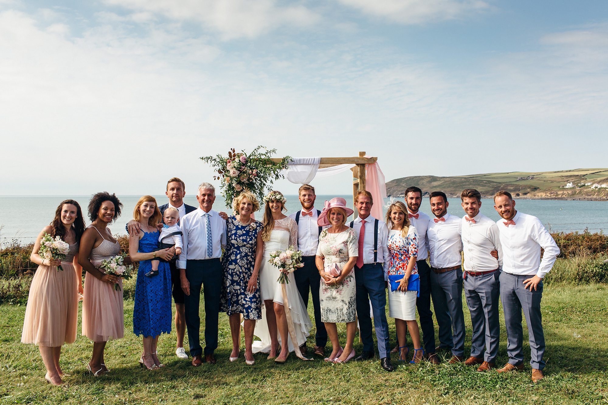 Wedding Photographer Devon_Boho Beach wedding in Croyde_Freckle Photography-072