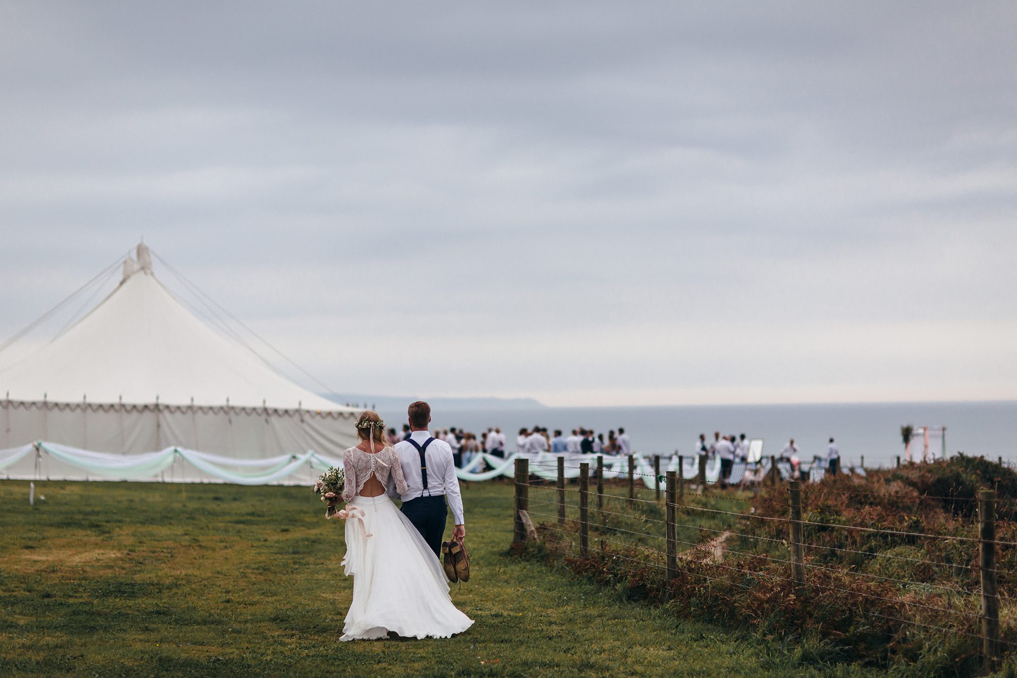 Wedding Photographer Devon_Boho Beach wedding in Croyde_Freckle Photography-160