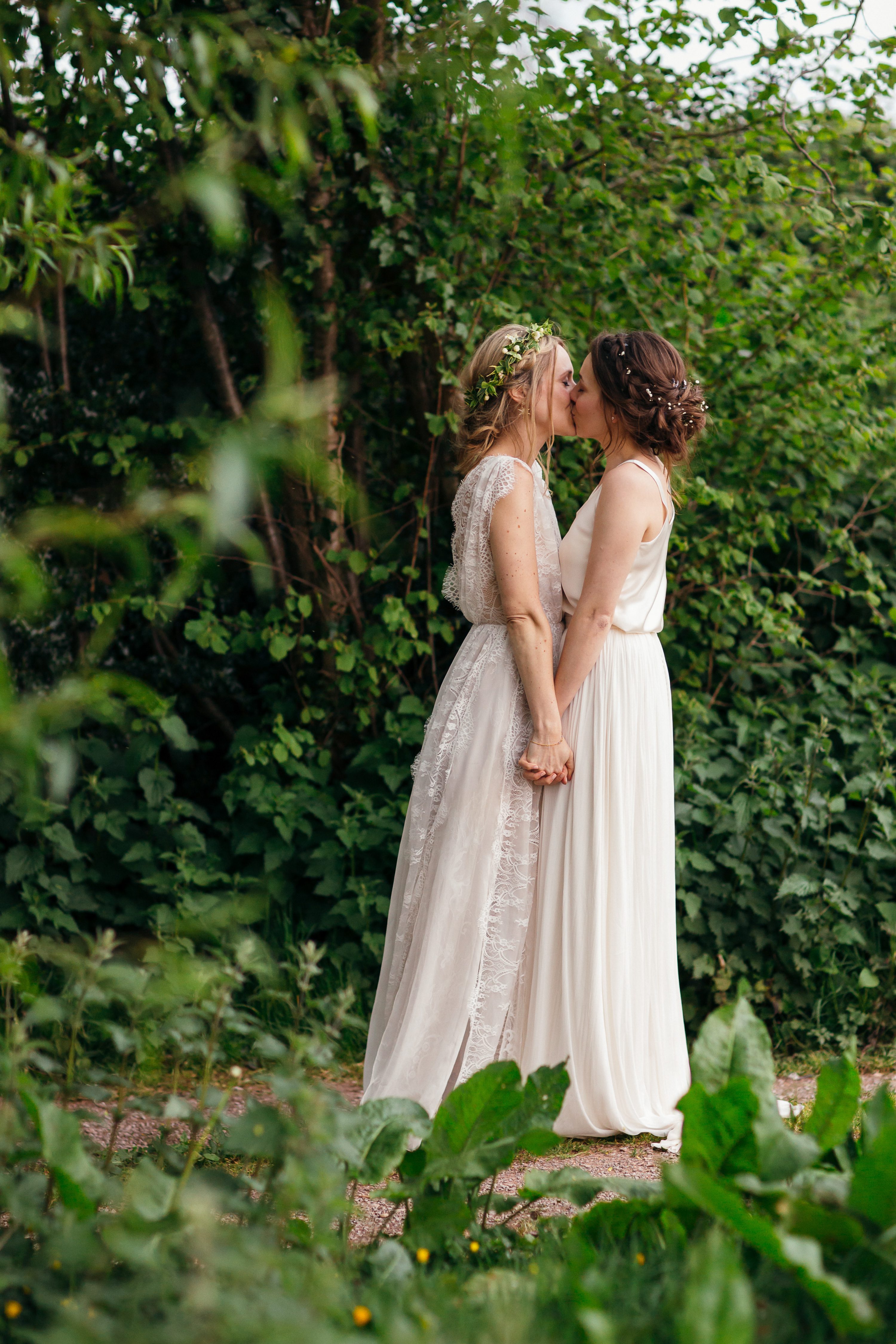 Wedding Photographer Devon_ Huntstile Farm Same Sex wedding_Wifelife-127 - Freckle Photography