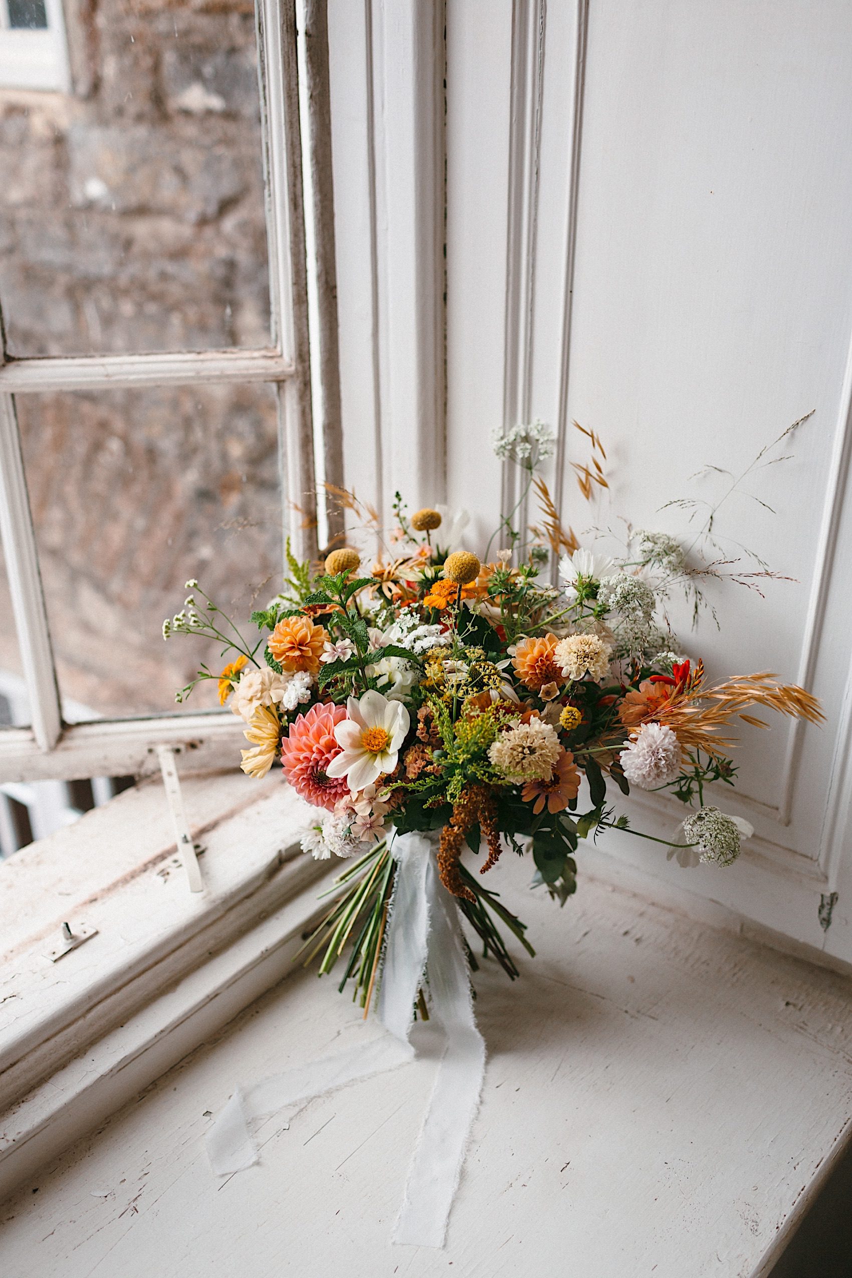 Elopement at Cockington Court - Flowers by Moth Florist