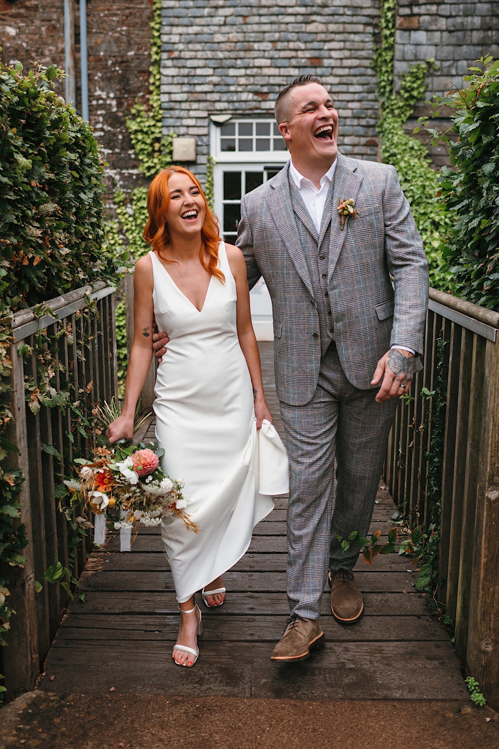 Elopement Photography at Cockington Court in Devon