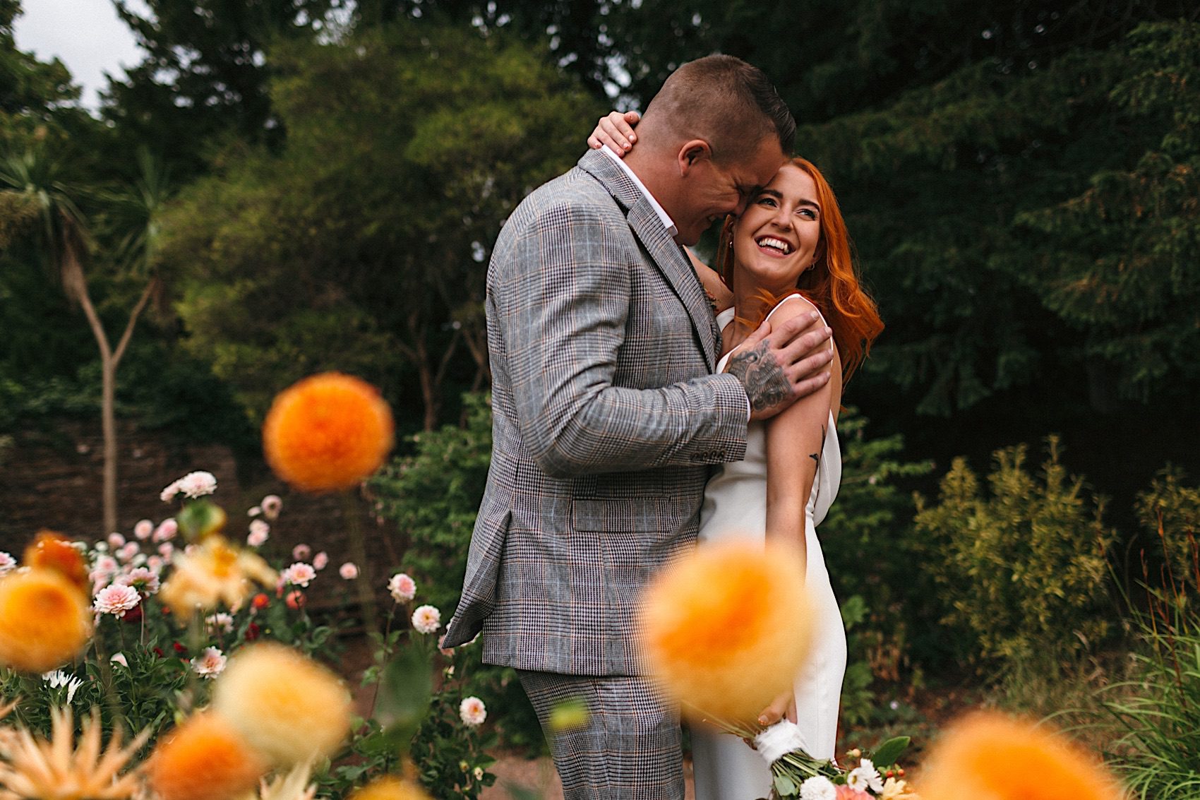 Elopement Photography at Torre Abbey Botanical Gardens