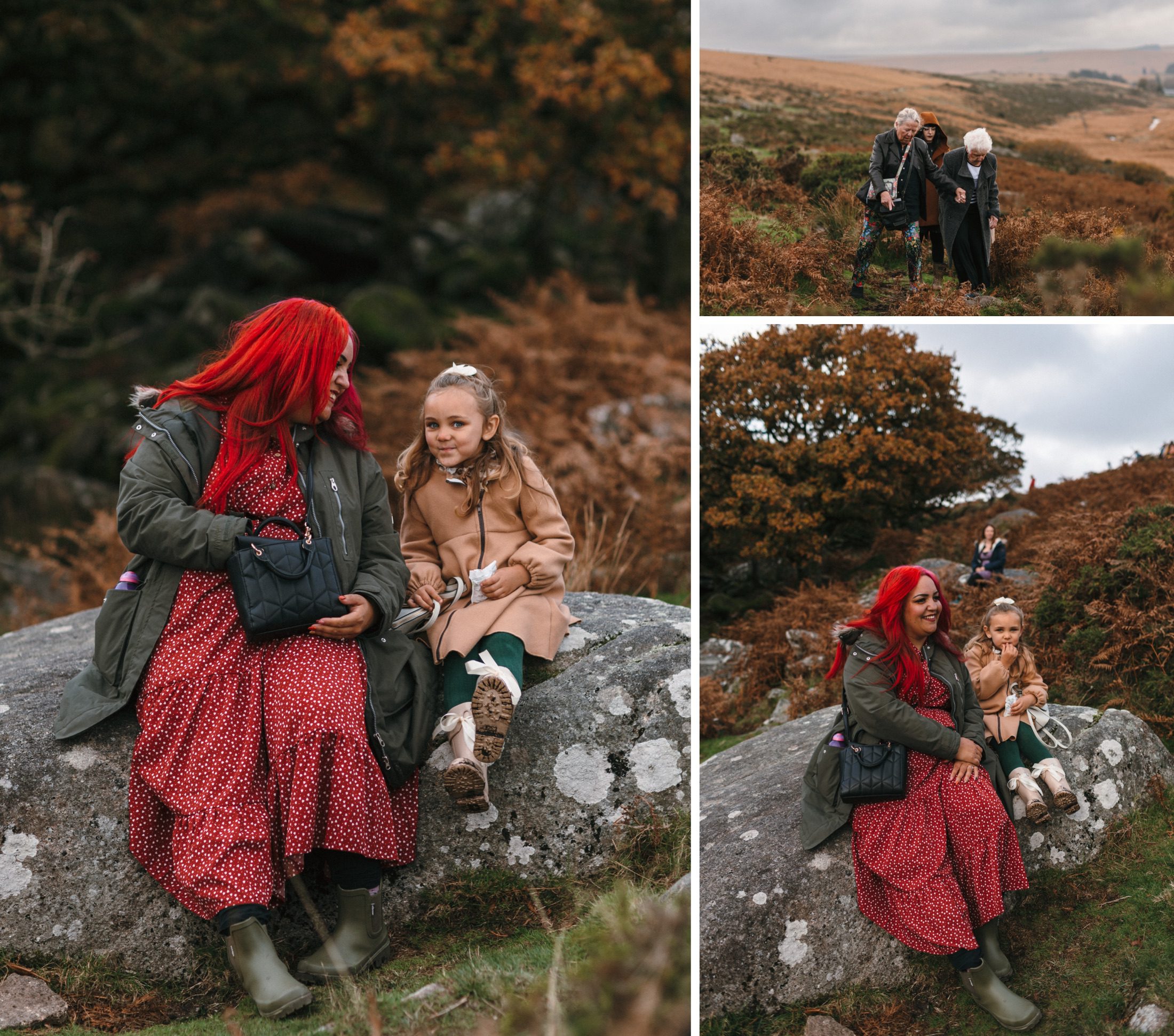 A Pagan Samhain Wedding on Dartmoor - walking to Wistman's Woods