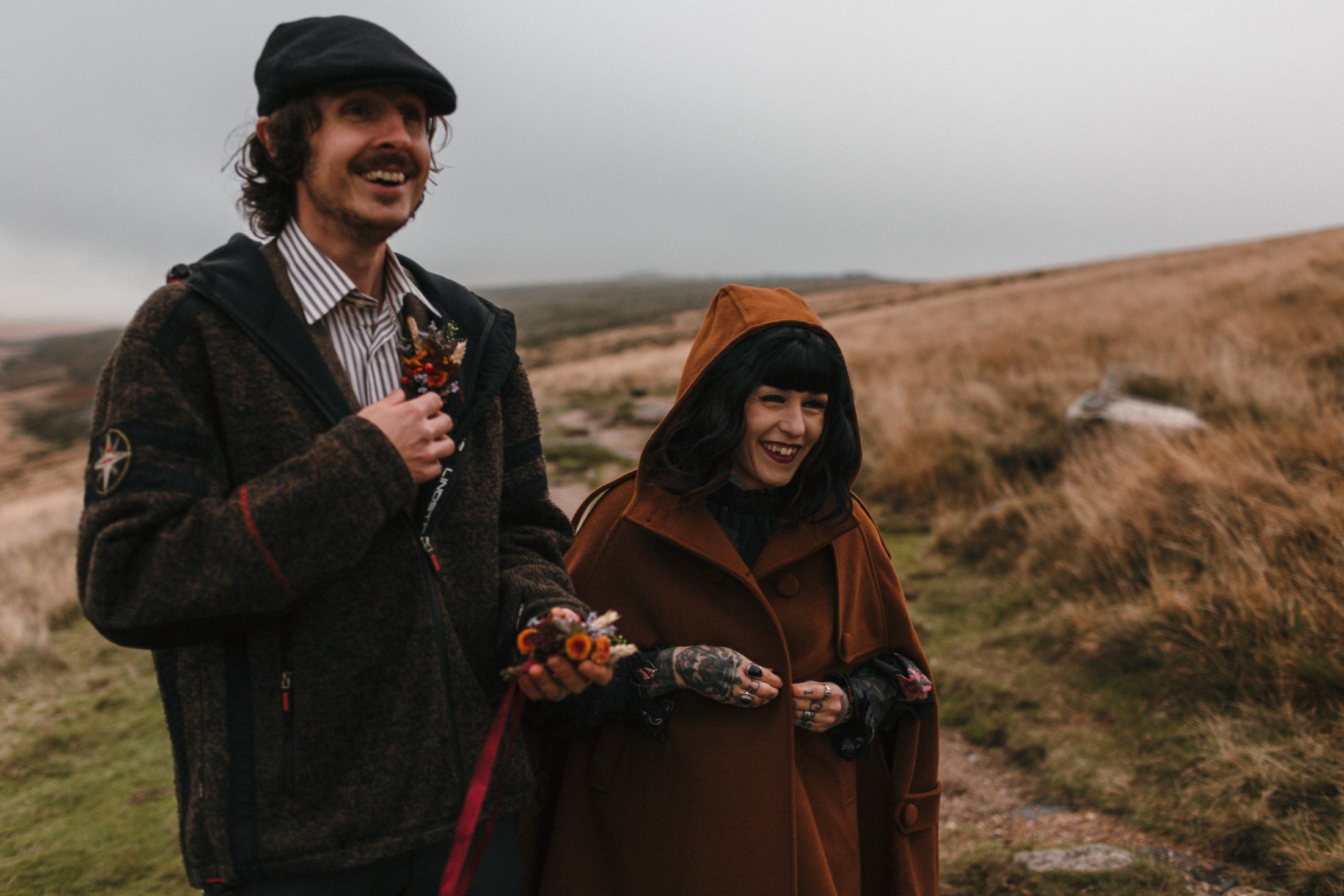 A Pagan Samhain Wedding on Dartmoor at the edge of Wistman's Woods