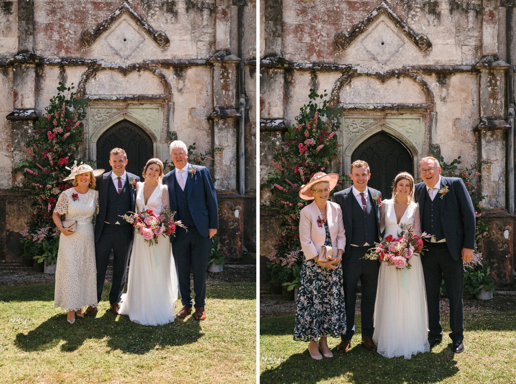 Easy informal formals - family group photography captured by Wedding photographer Cornwall Freckle  photography at Trelowarren Estate