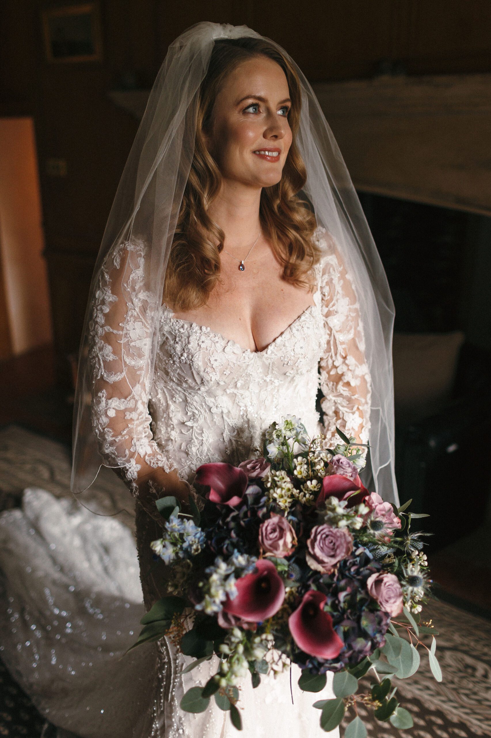 Bridal Portrait at Orchardleigh House 