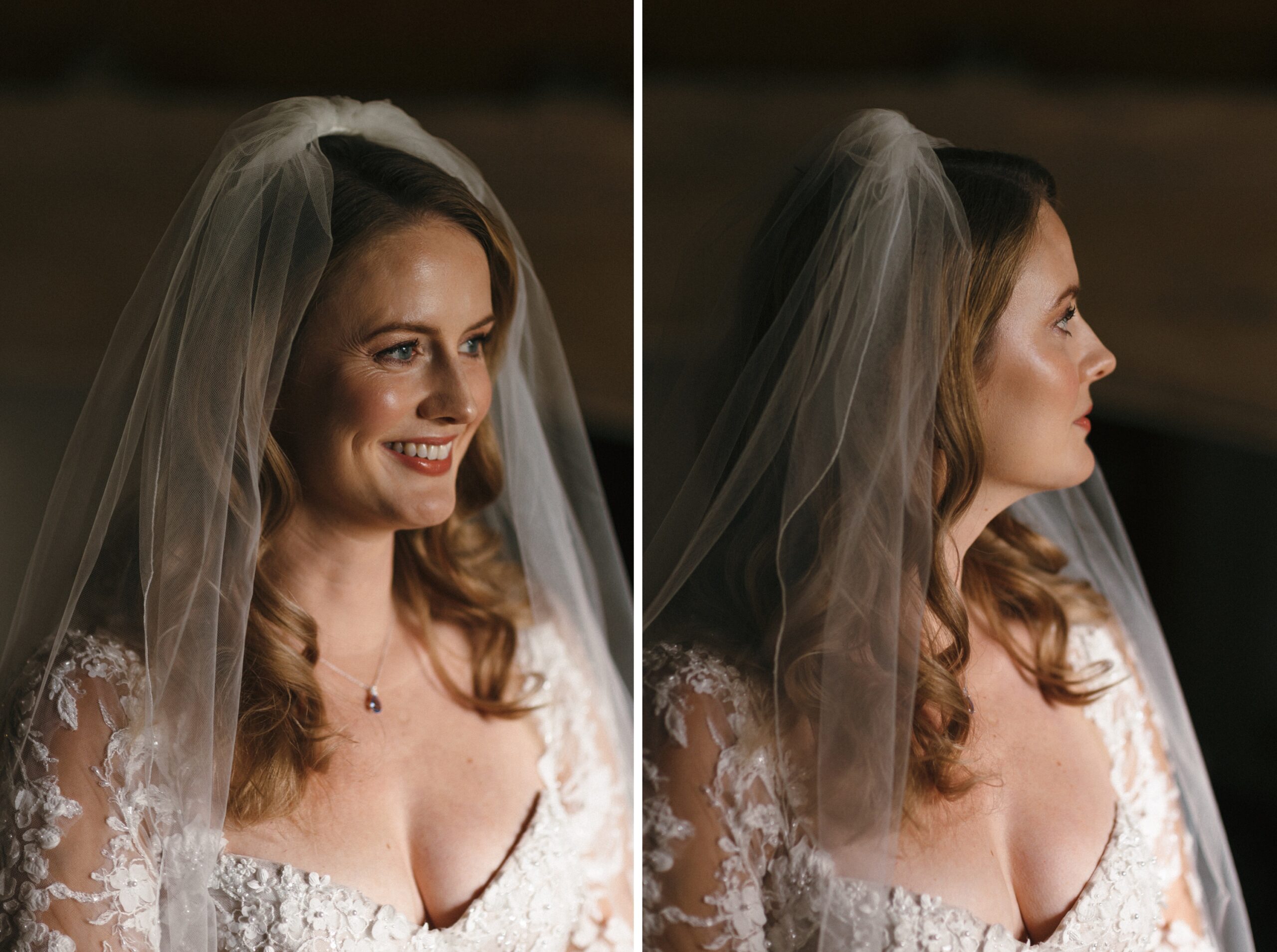 Natural Bridal Portraits at Orchardleigh Wedding venue 
