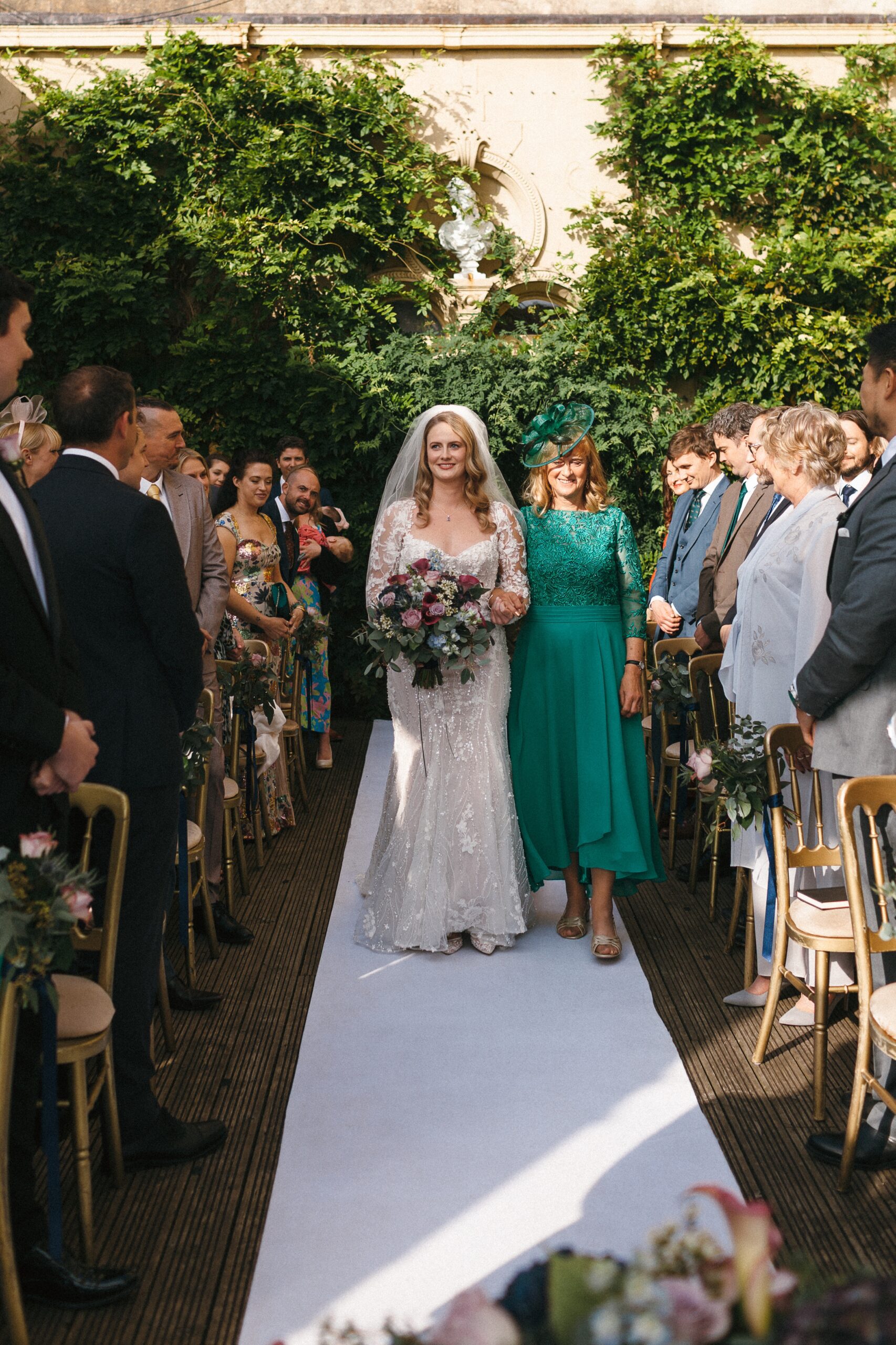 Orchardleigh Wedding Ceremony in The Belvedere