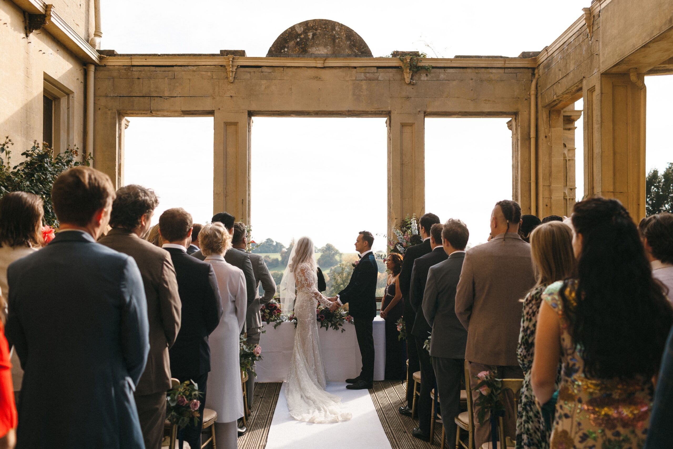 Orchardleigh Wedding Belvedere Ceremony