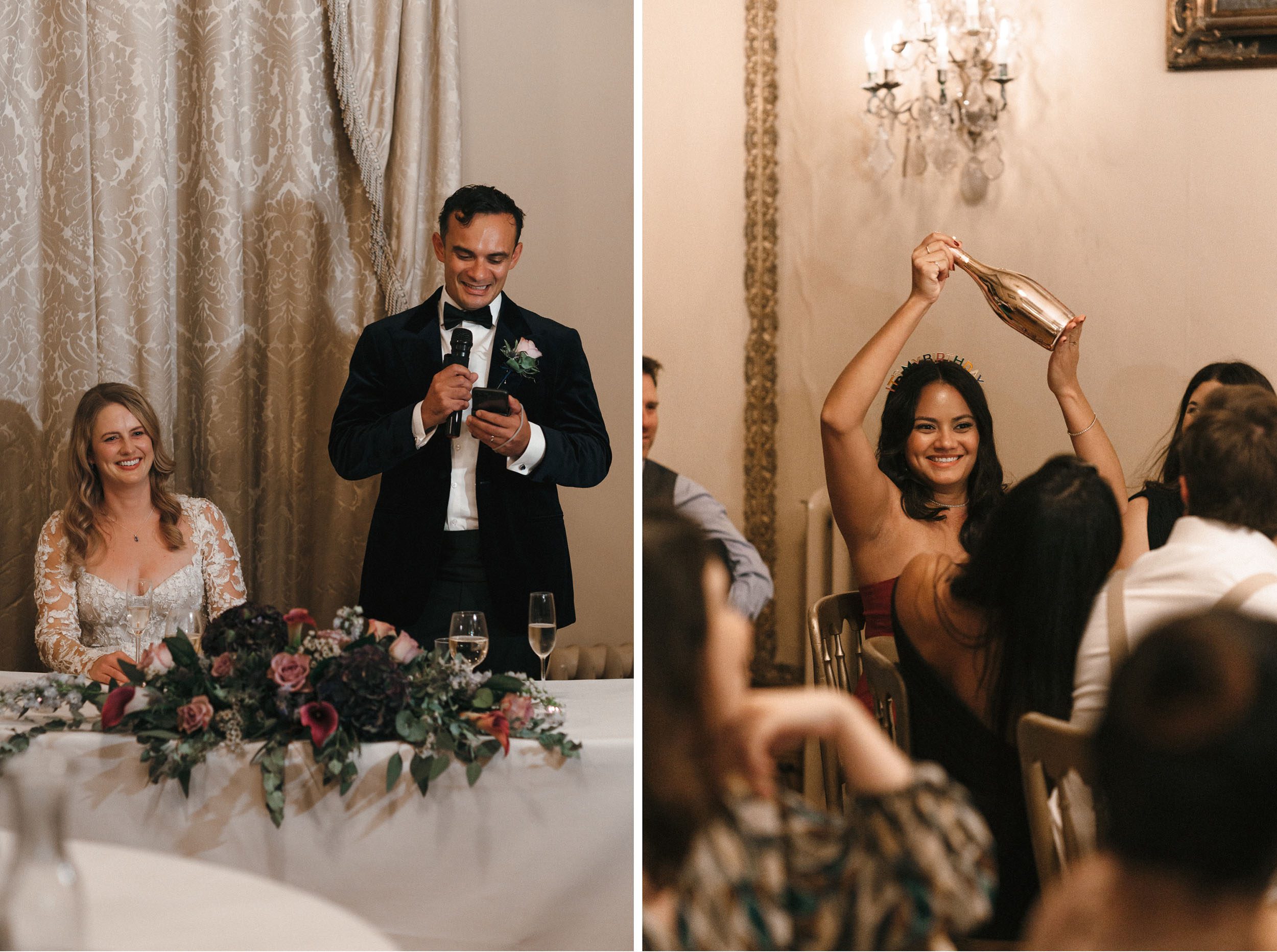 Speeches at Orchardleigh House Wedding