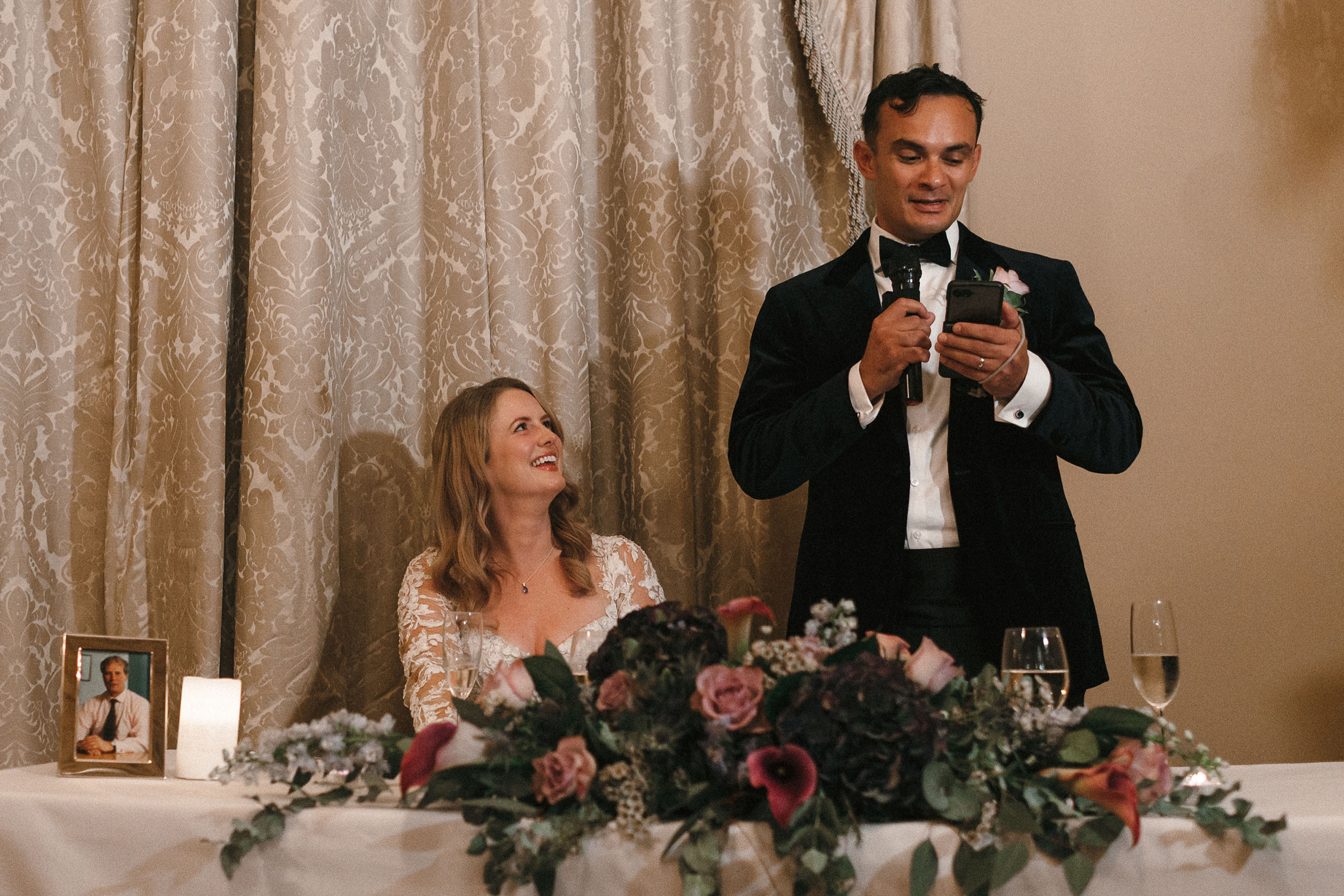 Speeches at Orchardleigh House Wedding