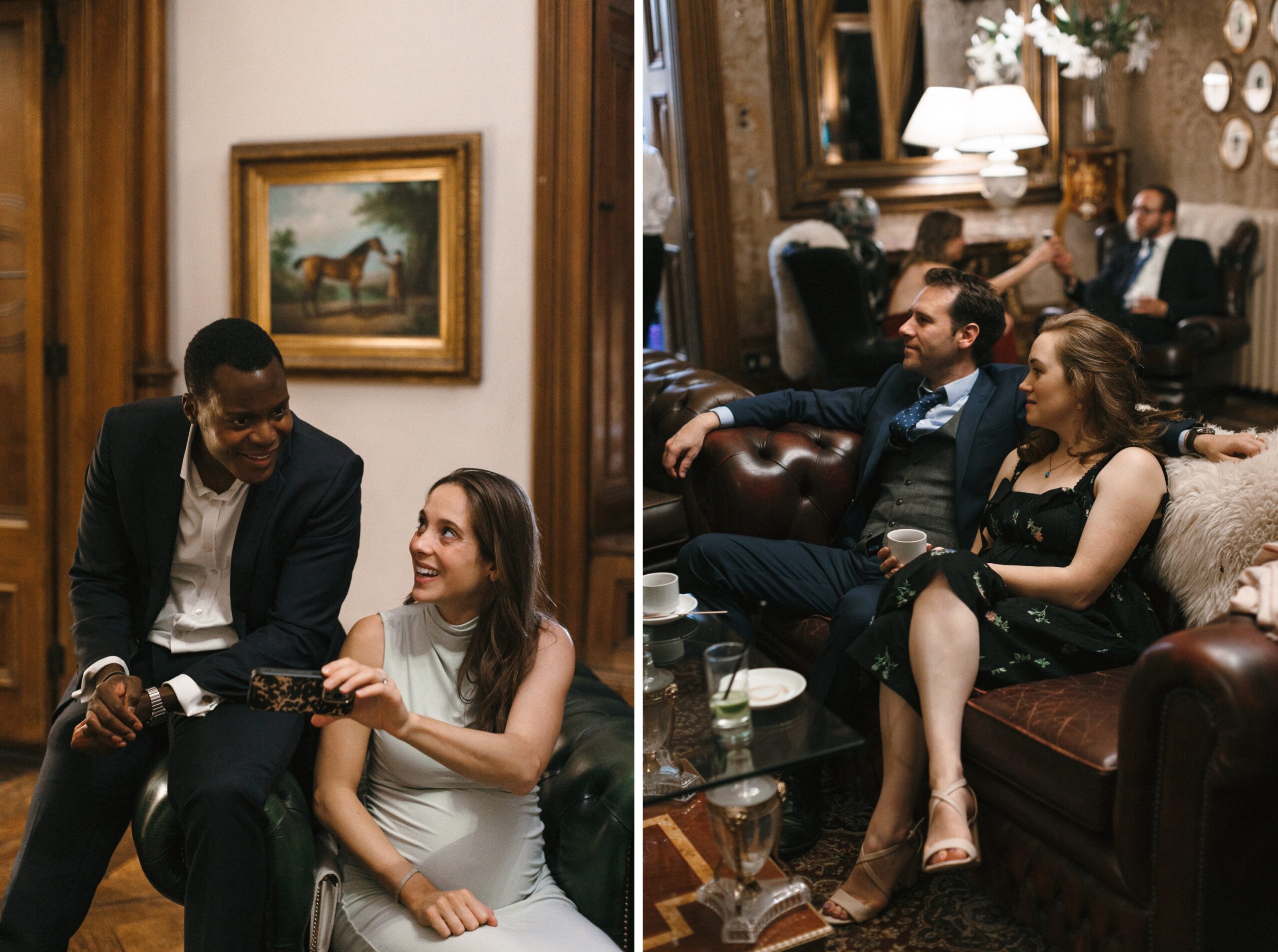 Natural Wedding Photographs at Orchardleigh House